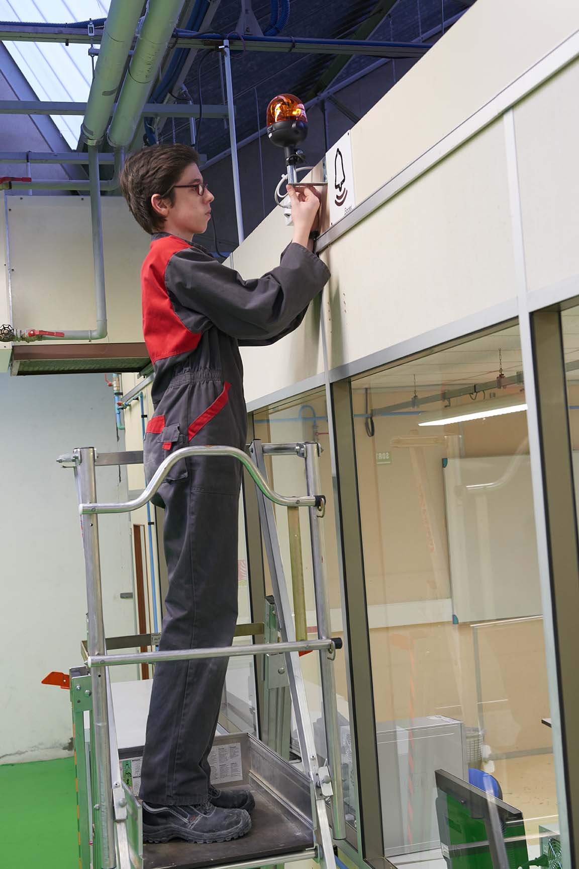 Installation lumière de sécurité