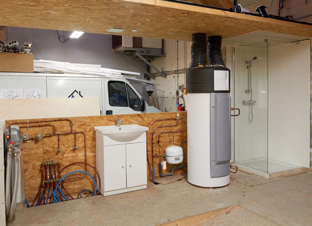 Lieu d'entraînement pour installation sanitaire