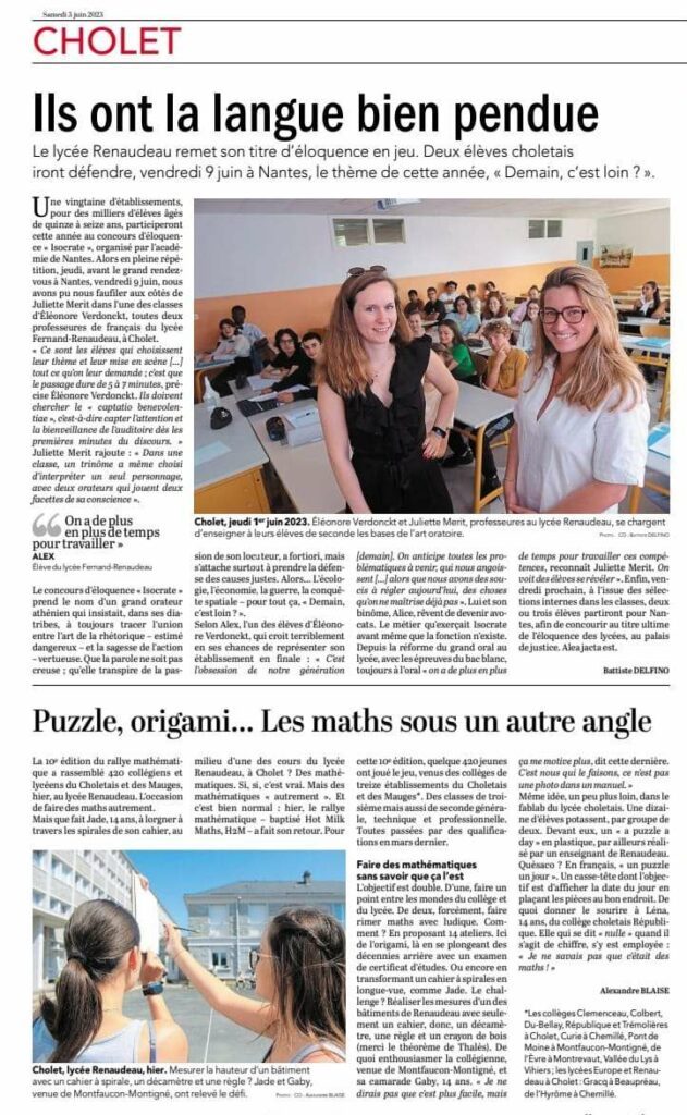 Article ils ont la langue bien pendue